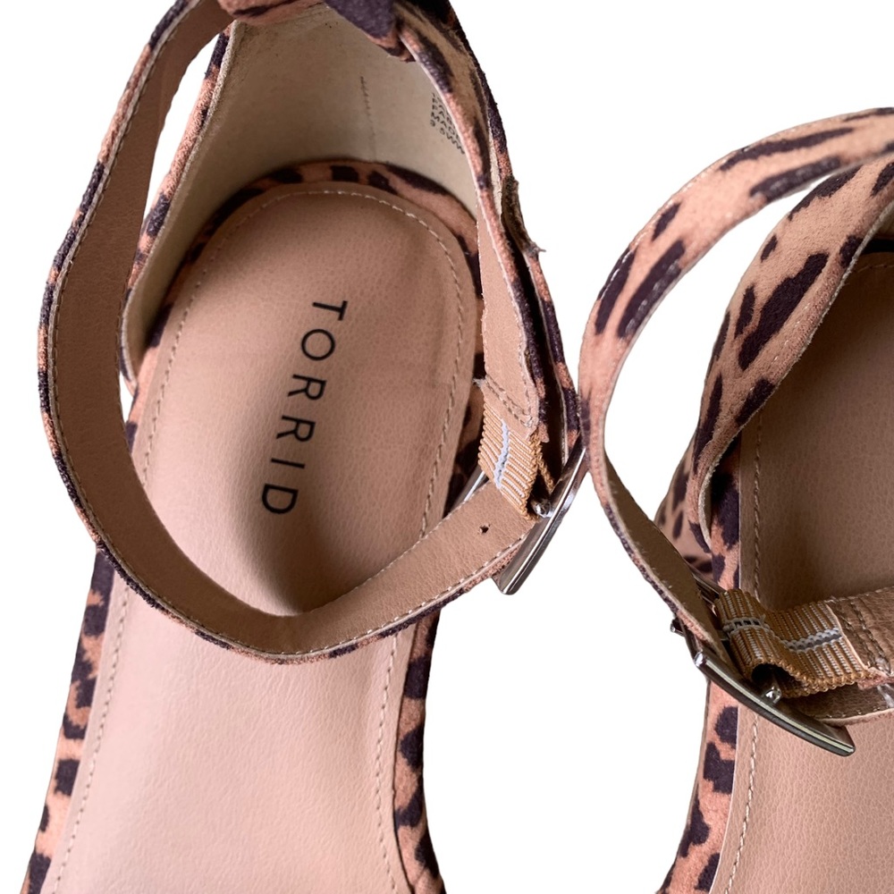 Torrid Leopard Print Platform Heels - image 6
